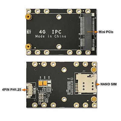 4G LTE Mini PCIe to 4PIN PH1.25 USB Adapter with SIM Slot – USB 2.0 Connector for LTE Modules like Quectel EC25, Ideal for IoT, M2M, Raspberry Pi 4G LTE Mini PCIe to 4PIN PH1.25 USB Adapter with SIM Slot – USB 2.0 Connector for LTE Modules like Quectel EC25, Ideal for IoT, M2M, Raspberry Pi