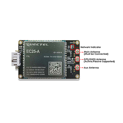 4G LTE USB Dongle with Quectel EC25 Series LCC Modem, SIM Slot, GPS, USB-A or 4PIN PH2.0 for IoT and M2M Applications 4G LTE USB Dongle with Quectel EC25 Series LCC Modem, SIM Slot, GPS, USB-A or 4PIN PH2.0 for IoT and M2M Applications