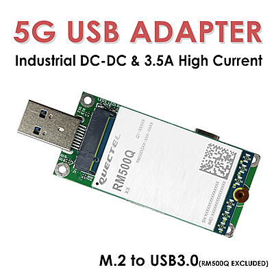5G LTE USB Adapter M.2 (NGFF) to USB3.0 with Nano SIM Slot & Type-C Power – Supports Quectel RM500Q, RM520N, Fibocom FM160, and Other 5G M.2 Modules 5G LTE USB Adapter M.2 (NGFF) to USB3.0 with Nano SIM Slot & Type-C Power – Supports Quectel RM500Q, RM520N, Fibocom FM160, and Other 5G M.2 Modules