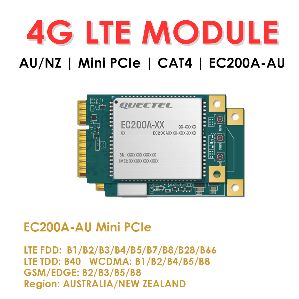 Quectel EC200A Series LTE Cat 4 IoT Modules | Mini PCIe & LCC | EXVIST