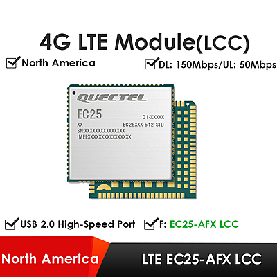 Quectel EC25 Series Mini PCIe & LCC 4G LTE Cat 4 Modules | Industrial IoT/M2M Cellular Modems Quectel EC25 Series Mini PCIe & LCC 4G LTE Cat 4 Modules | Industrial IoT/M2M Cellular Modems