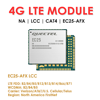 Quectel EC25 Series Mini PCIe & LCC 4G LTE Cat 4 Modules | Industrial IoT/M2M Cellular Modems Quectel EC25 Series Mini PCIe & LCC 4G LTE Cat 4 Modules | Industrial IoT/M2M Cellular Modems