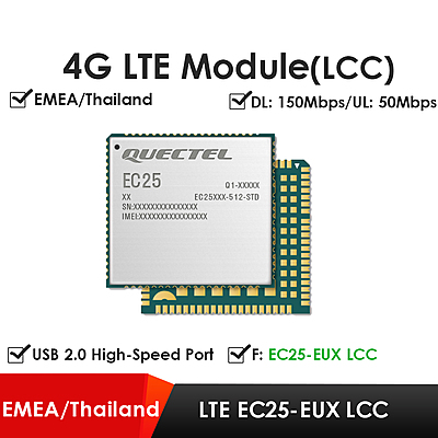 Quectel EC25 Series Mini PCIe & LCC 4G LTE Cat 4 Modules | Industrial IoT/M2M Cellular Modems Quectel EC25 Series Mini PCIe & LCC 4G LTE Cat 4 Modules | Industrial IoT/M2M Cellular Modems