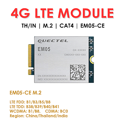 EM05 Series 4G LTE Cat 4 Module | EM05-CE/EM05-E M.2 (NGFF) Wireless Industrial Modem for IoT/M2M Applications EM05 Series 4G LTE Cat 4 Module | EM05-CE/EM05-E M.2 (NGFF) Wireless Industrial Modem for IoT/M2M Applications