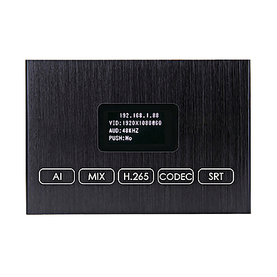 H.265 1080P@60FPS HDMI Encoder w/OLED Screen & Loopout | USB, RTMP/RTSP/SRT for Live Streaming, Surveillance & On-Site Monitoring H.265 1080P@60FPS HDMI Encoder w/OLED Screen & Loopout | USB, RTMP/RTSP/SRT for Live Streaming, Surveillance & On-Site Monitoring