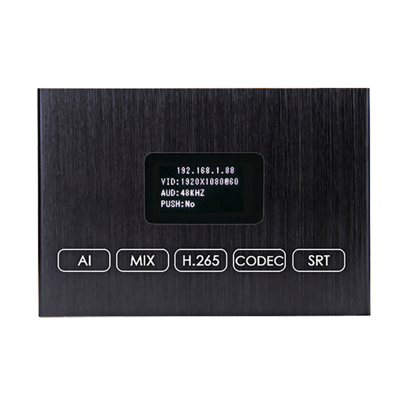 H.265 1080P@60FPS HDMI Encoder w/OLED Screen & Loopout | USB, RTMP/RTSP/SRT for Live Streaming, Surveillance & On-Site Monitoring H.265 1080P@60FPS HDMI Encoder w/OLED Screen & Loopout | USB, RTMP/RTSP/SRT for Live Streaming, Surveillance & On-Site Monitoring