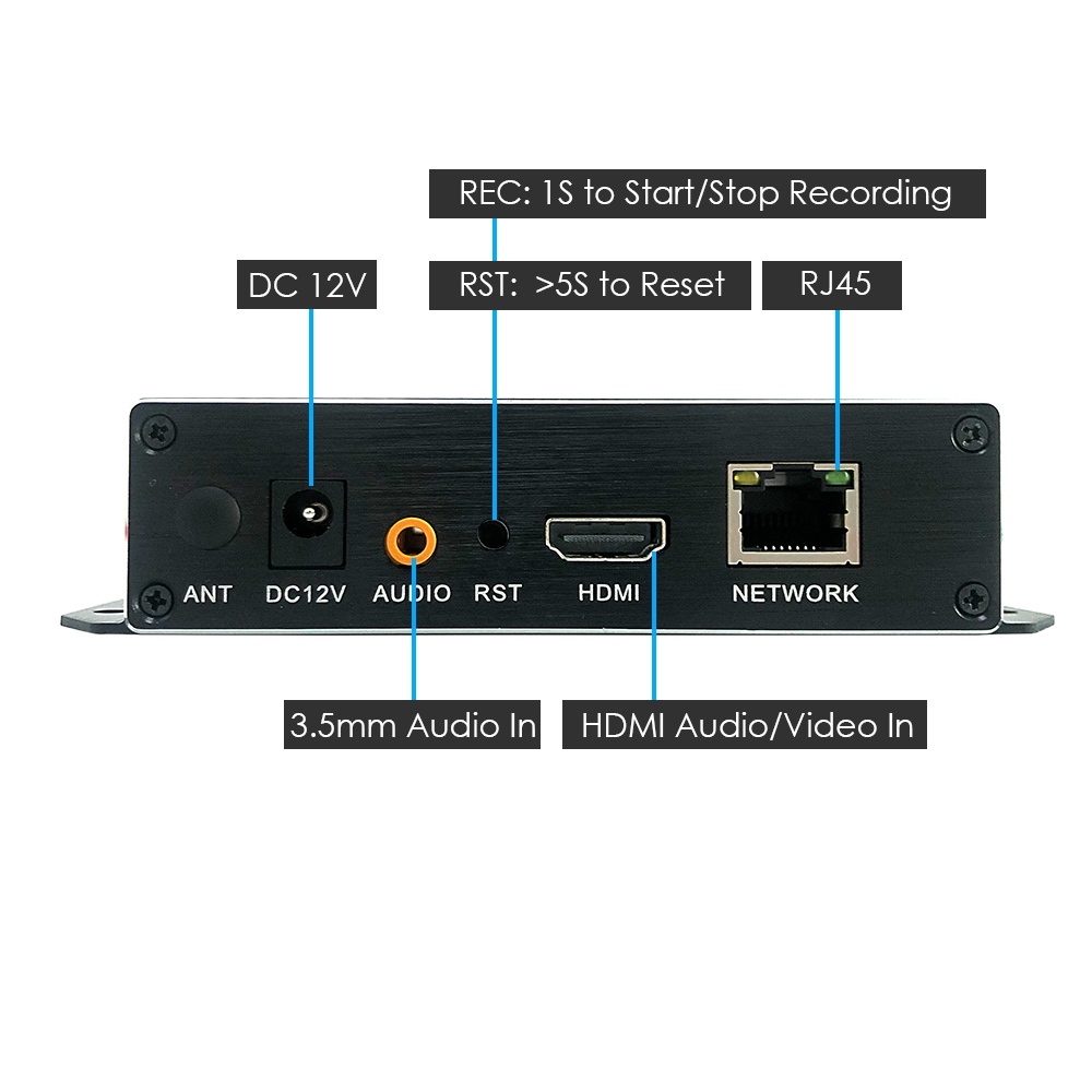 H.265 1080P PoE HDMI Encoder w/SD Slot | RTMP/RTSP/SRT Streaming for IPTV & Surveillance Systems H.265 1080P PoE HDMI Encoder w/SD Slot | RTMP/RTSP/SRT Streaming for IPTV & Surveillance Systems
