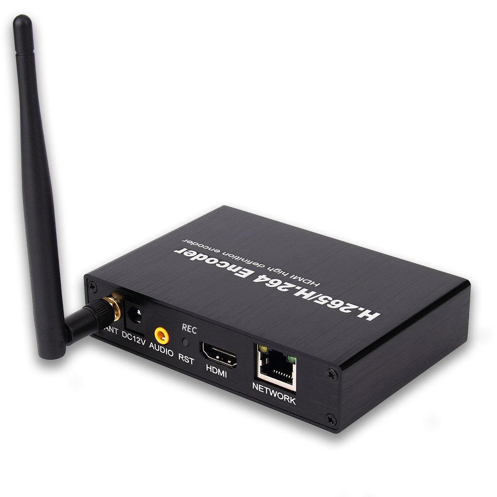 H.265 1080P WiFi HDMI Encoder w/SD Slot | RTMP/RTSP/SRT Streaming for Wireless IPTV & YouTube/Facebook H.265 1080P WiFi HDMI Encoder w/SD Slot | RTMP/RTSP/SRT Streaming for Wireless IPTV & YouTube/Facebook