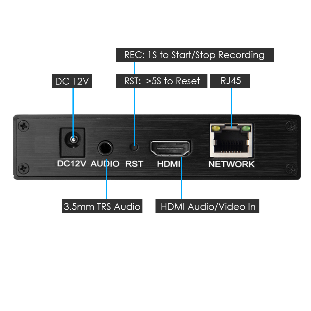 1080P HDMI Encoder with SD Slot | RTMP/SRT Streaming | EXVIST
