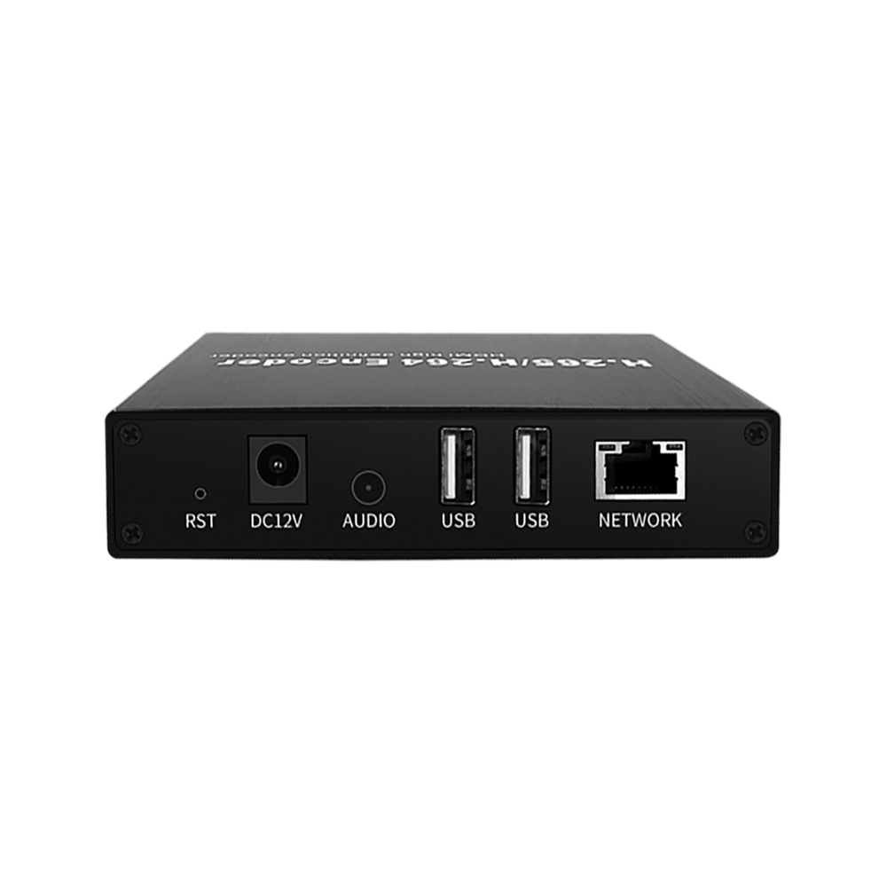 H.265 1080P HDMI Encoder/Decoder w/Dual USB & Loopout | 4ch RTSP Decoding, Webcam/Recording Support, Compatible with ONVIF/Hikvision H.265 1080P HDMI Encoder/Decoder w/Dual USB & Loopout | 4ch RTSP Decoding, Webcam/Recording Support, Compatible with ONVIF/Hikvision