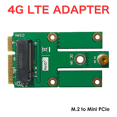 4G LTE Industrial M.2 NGFF to Mini PCIe Adapter – Compatible with Quectel EM05, EM06, EM12-G for IoT, M2M, Raspberry Pi, and Industrial Routers 4G LTE Industrial M.2 NGFF to Mini PCIe Adapter – Compatible with Quectel EM05, EM06, EM12-G for IoT, M2M, Raspberry Pi, and Industrial Routers