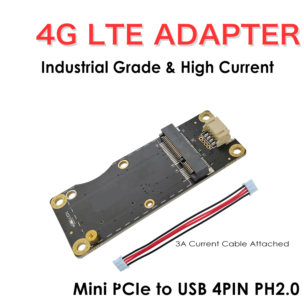 P2U52V024PIN: 4G MPCIe to 4PIN PH2.0 Adapter P2U52V024PIN: 4G MPCIe to 4PIN PH2.0 Adapter