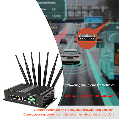 4G LTE Industrial Router with Dual SIM Slot, 2.4G/5.8G Dual-Band WiFi, Gigabit Ports, Quectel IoT Module Support 4G LTE Industrial Router with Dual SIM Slot, 2.4G/5.8G Dual-Band WiFi, Gigabit Ports, Quectel IoT Module Support