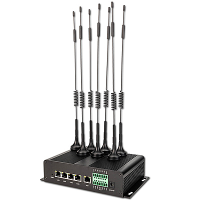 4G LTE Industrial Router with Dual SIM Slot, Sucker Antenna, Dual-Band 2.4G/5.8G WiFi, Gigabit Ports, Quectel IoT Module Compatible 4G LTE Industrial Router with Dual SIM Slot, Sucker Antenna, Dual-Band 2.4G/5.8G WiFi, Gigabit Ports, Quectel IoT Module Compatible