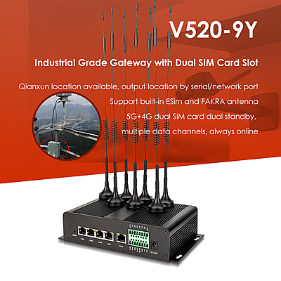 Dual SIM 4G/5G LTE Industrial WiFi Router with Dual Gigabit Ethernet & Sucker Antenna, High-Speed Wireless Gateway for IoT & Remote Connectivity Dual SIM 4G/5G LTE Industrial WiFi Router with Dual Gigabit Ethernet & Sucker Antenna, High-Speed Wireless Gateway for IoT & Remote Connectivity