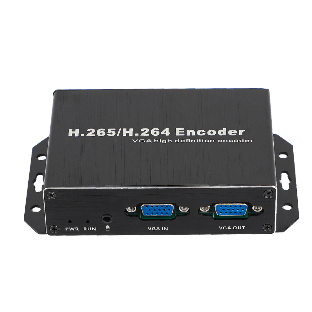 H.265 1080P@60FPS PoE VGA Encoder w/Loopout | RTMP/RTSP/SRT Streaming for IPTV & ONVIF Surveillance H.265 1080P@60FPS PoE VGA Encoder w/Loopout | RTMP/RTSP/SRT Streaming for IPTV & ONVIF Surveillance