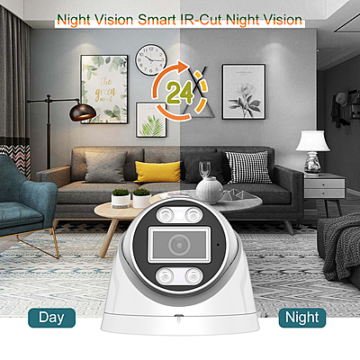 3MP WiFi Dual Light Dome Live Streaming IP Camera, H.265, 2.8mm Lens, RTMP to YouTube & Facebook, Indoor/Outdoor, Compatible with ONVIF/HK 3MP WiFi Dual Light Dome Live Streaming IP Camera, H.265, 2.8mm Lens, RTMP to YouTube & Facebook, Indoor/Outdoor, Compatible with ONVIF/HK