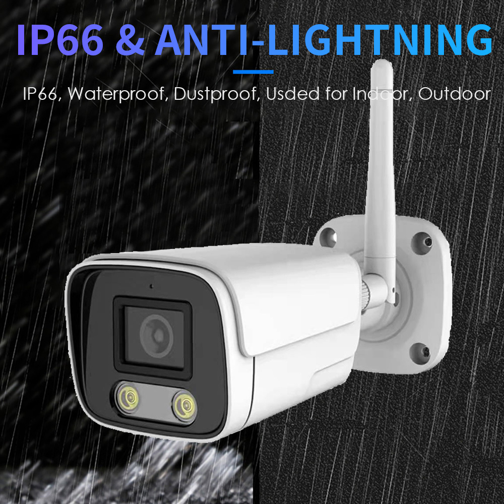 Sercomm Camera 4K 8MP Wireless IP Camera – Smart IR, Audio, RTMP, Outdoor Use