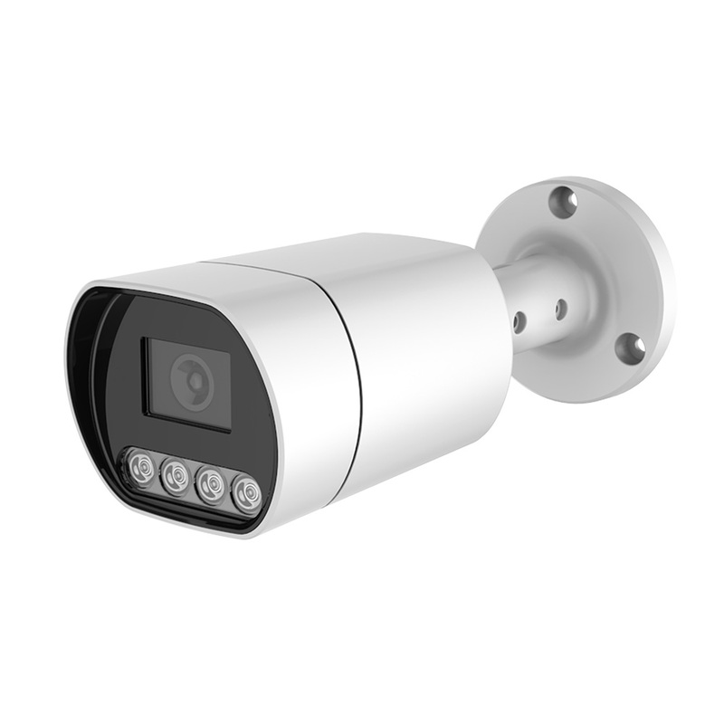 3MP PoE Dual Light Bullet IP Camera with Audio, RTMP/RTSP Streaming, H.265, Hikvision Compatible, 2.8mm Lens, IP66 for YouTube, Facebook, Indoor & Outdoor Use