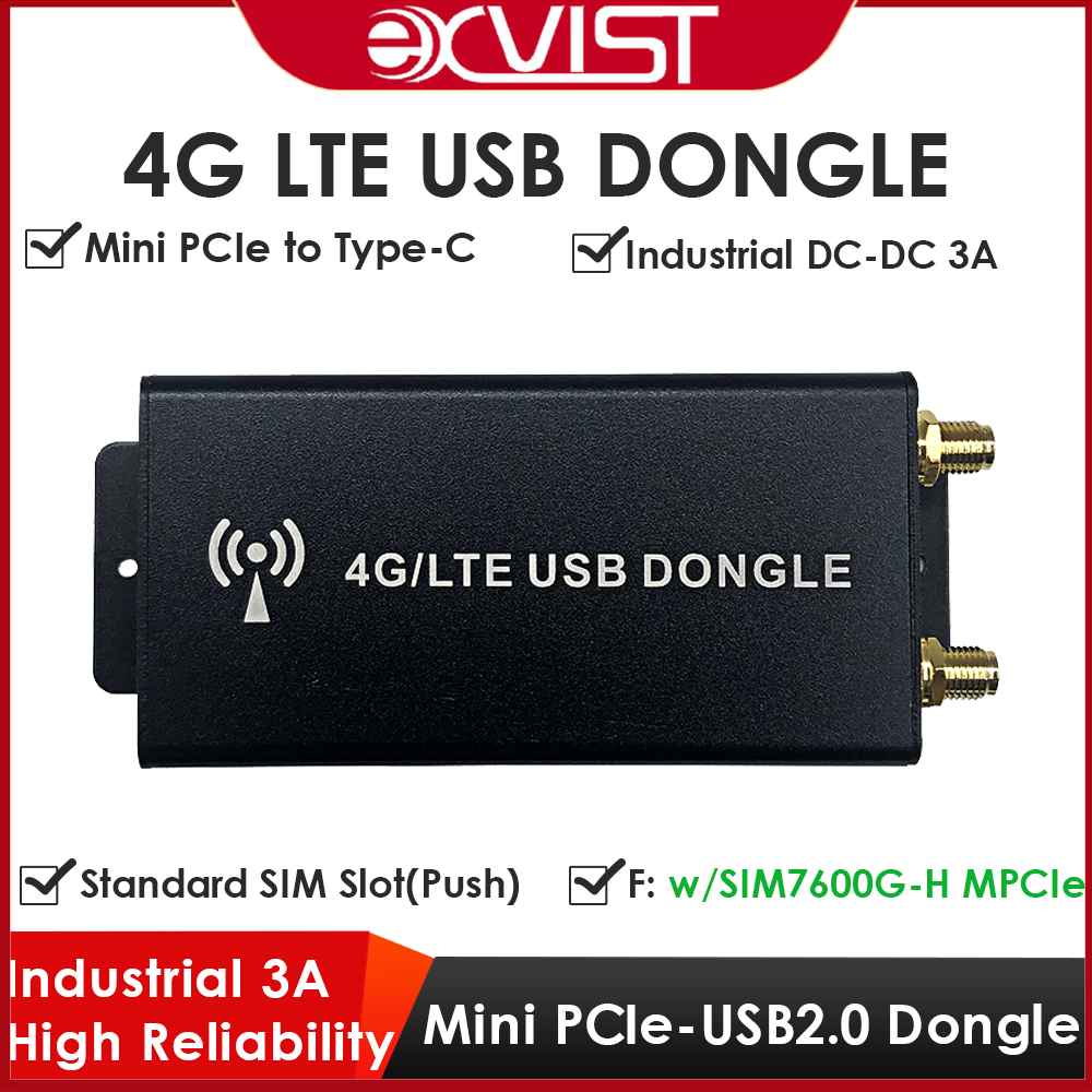 4G LTE USB Dongle with SIMCOM SIM7600G-H R2 Mini PCIe Module 4G LTE USB Dongle with SIMCOM SIM7600G-H R2 Mini PCIe Module