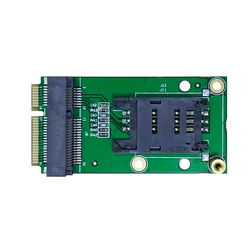 4G LTE Mini PCIe to Mini PCIe Adapter with Flip SIM Card Slot – Compatible with Quectel EC25 for IoT, M2M, Raspberry Pi, and Industrial Routers 4G LTE Mini PCIe to Mini PCIe Adapter with Flip SIM Card Slot – Compatible with Quectel EC25 for IoT, M2M, Raspberry Pi, and Industrial Routers