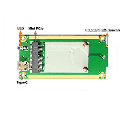 4G LTE Industrial Mini PCIe to USB Type-C 3.1 Adapter with SIM Slot – USB 2.0 Interface for Quectel EC25/EC20, Ideal for IoT, Raspberry Pi, Industrial Networking 4G LTE Industrial Mini PCIe to USB Type-C 3.1 Adapter with SIM Slot – USB 2.0 Interface for Quectel EC25/EC20, Ideal for IoT, Raspberry Pi, Industrial Networking